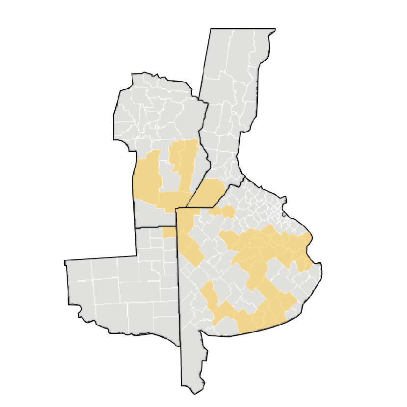Mapa regiones de siembra